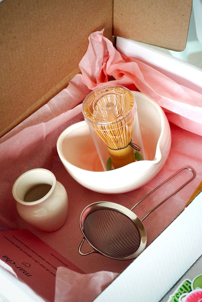Set de Corazón mar-cha 🩷🍵